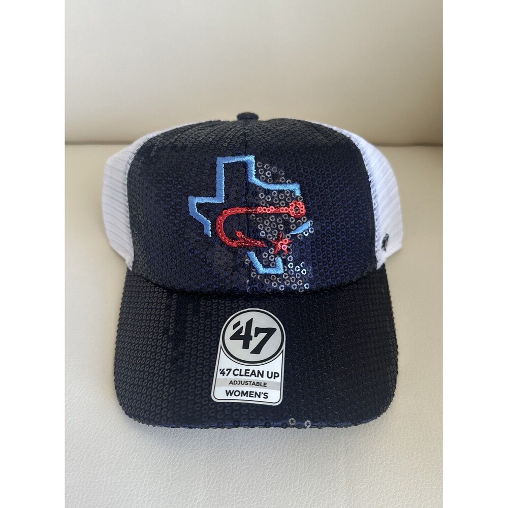 Corpus Christi Hooks '47 Fish Hook Woman’s FAUXBACK DAZZLE Hat